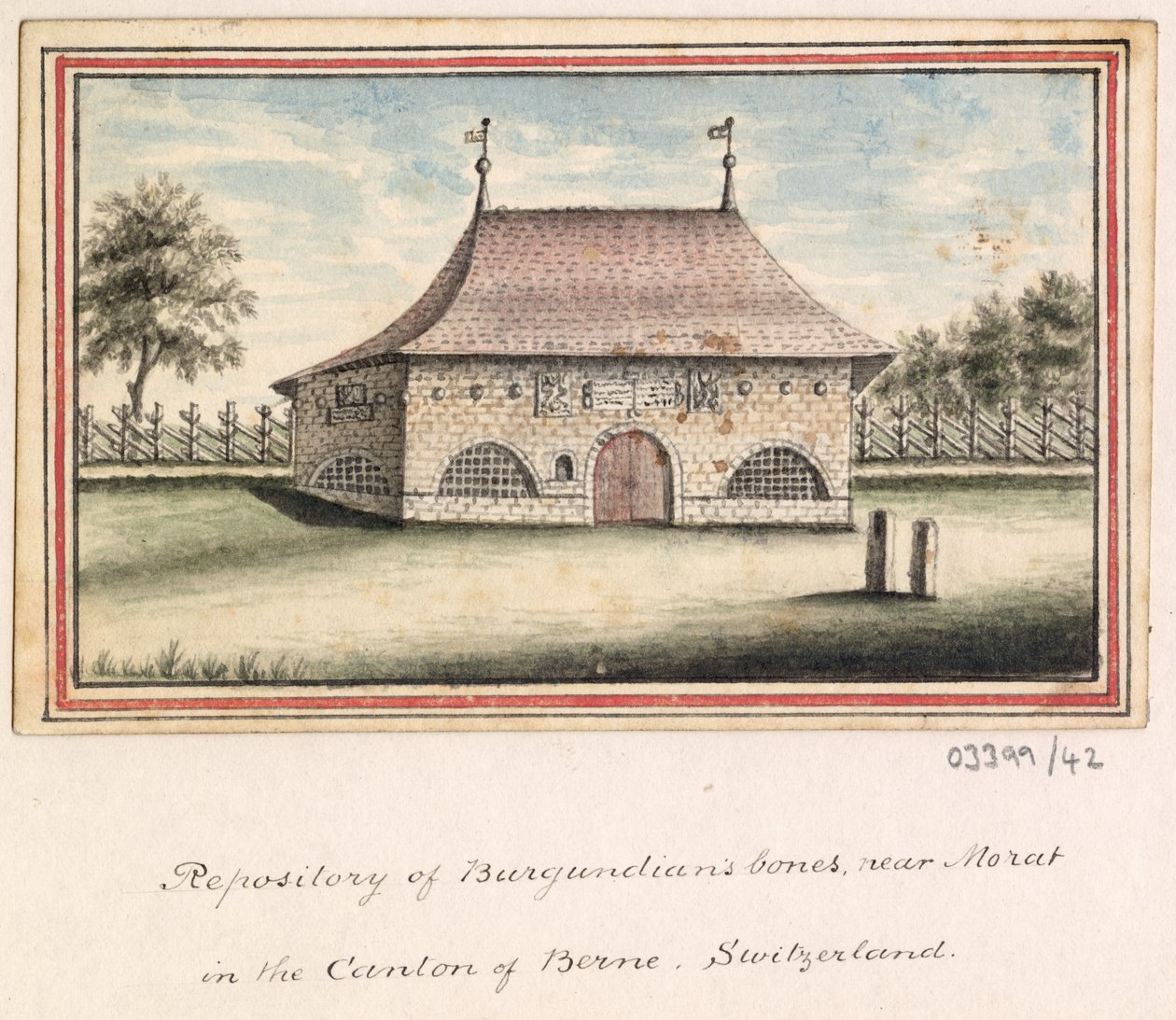 Une série de croquis, vues en Grande-Bretagne, sur le Continent et en Amérique 1772-1778 - British School