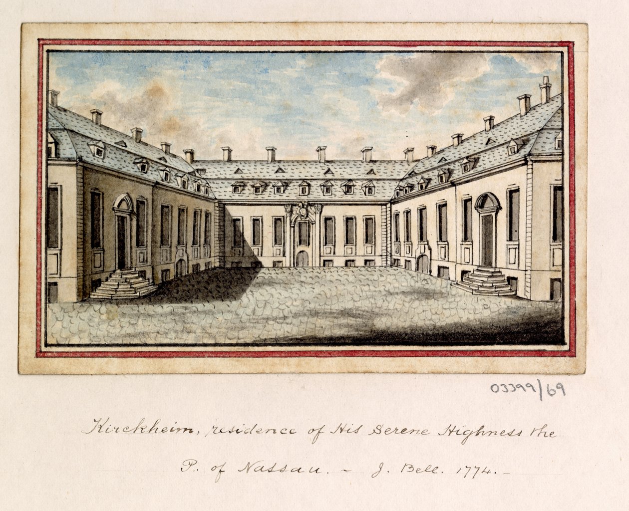 Une série de croquis, vues en Grande-Bretagne, sur le continent et en Amérique 1772-1778 - British School
