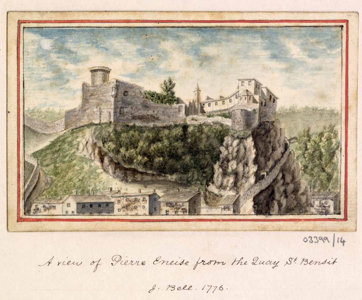 Une série de croquis, vues en Grande-Bretagne, sur le continent et en Amérique 1772-1778 - British School