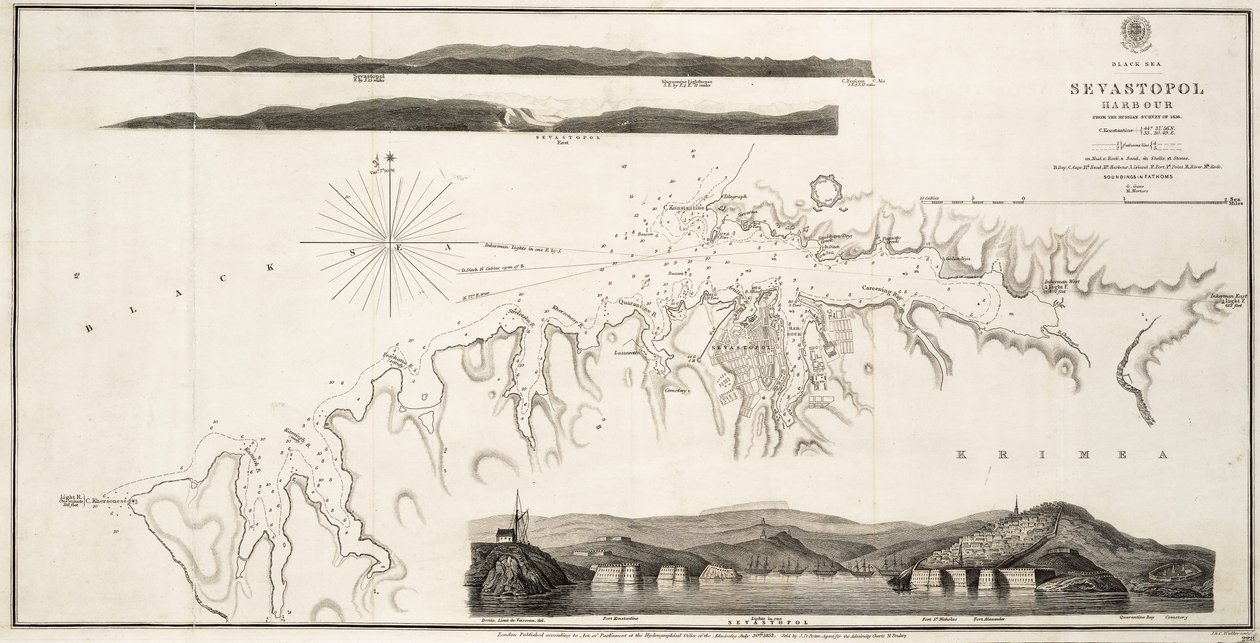 Mer Noire, port de Sébastopol d