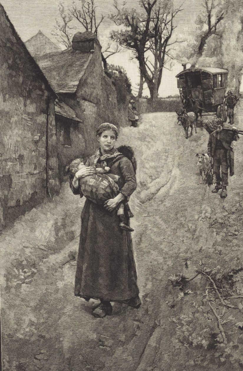 Pauvre veuve de campagne - British School