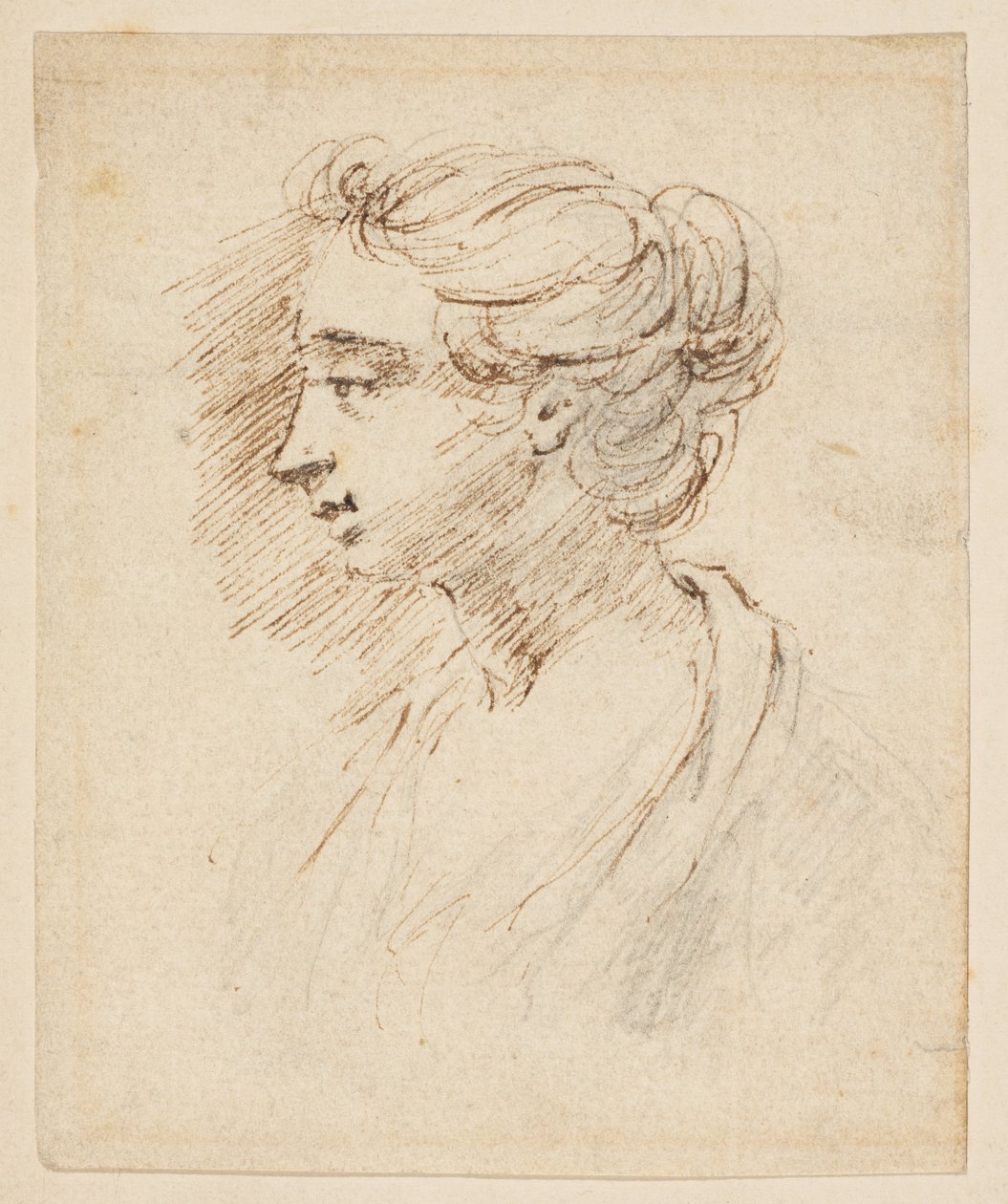 Tête de femme - British School