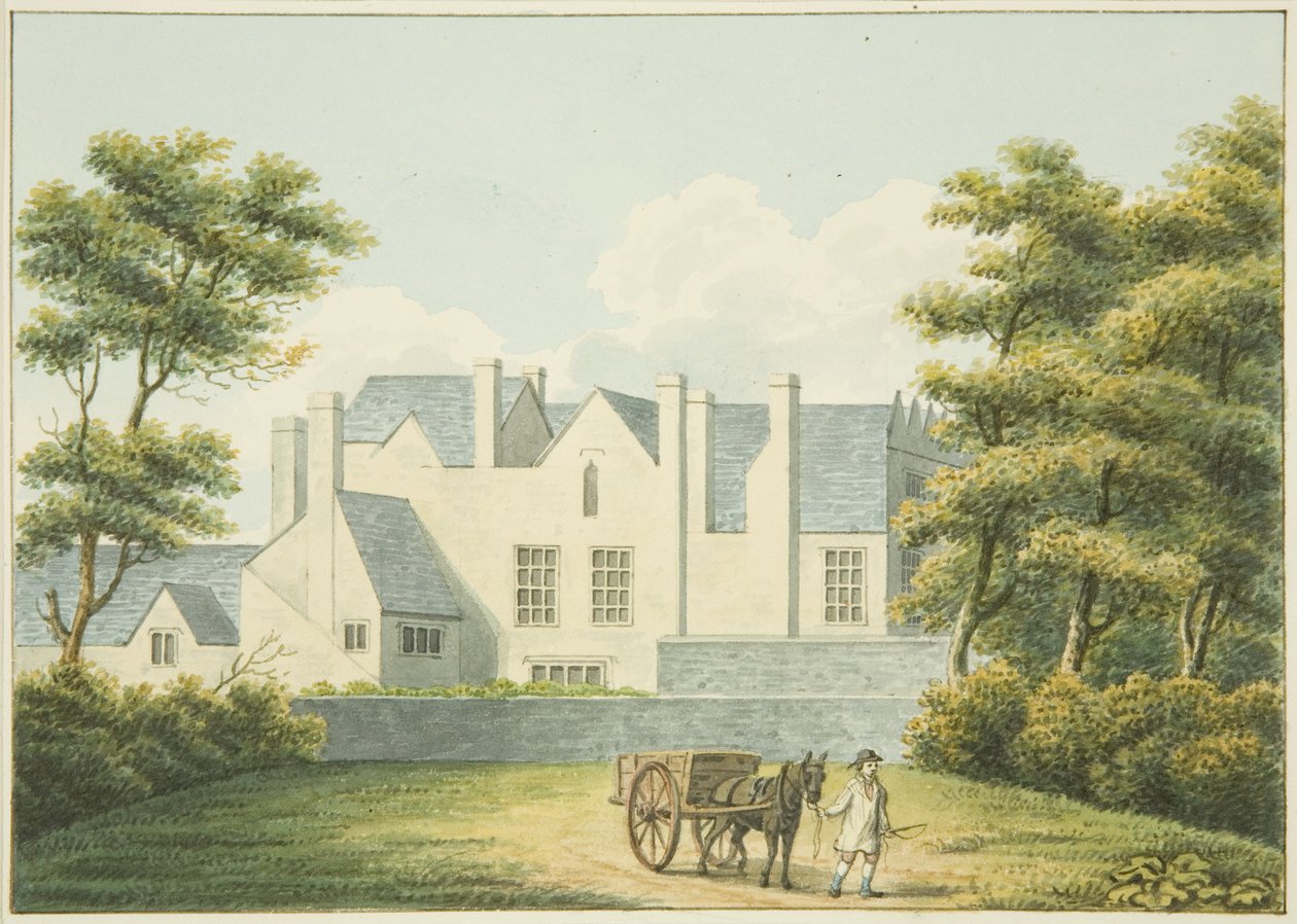 Vue latérale de la maison Abbots
