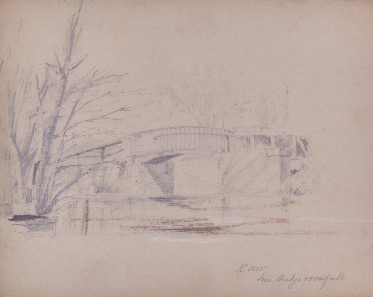 Pont ferroviaire à travée unique - British School