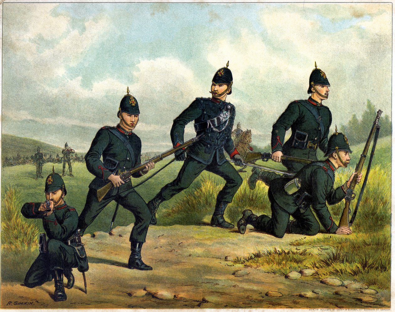 Le Corps royal des fusiliers du roi - dans Harper