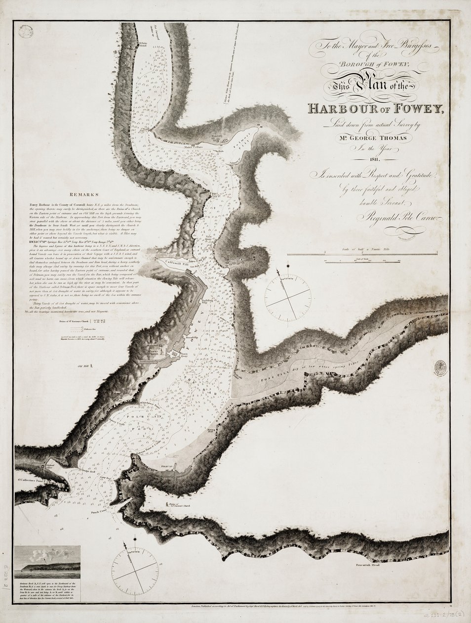 Le port de Fowey, Cornouailles - British School