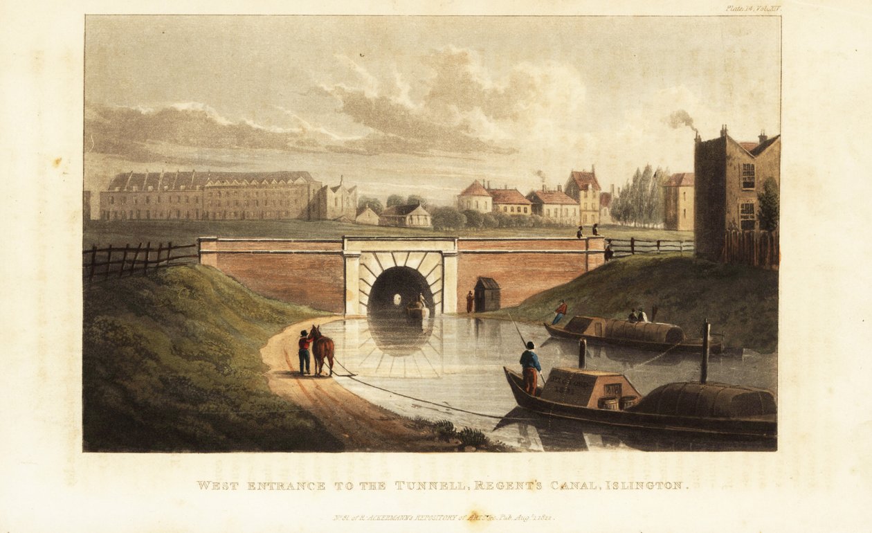 Portail ouest du tunnel d