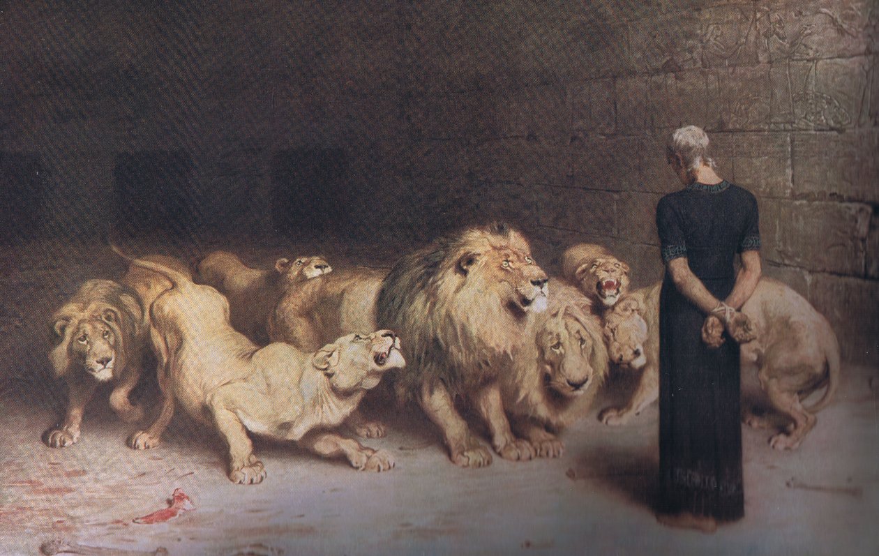 Daniel dans la fosse aux lions, Bibbys Annual - Briton (after) Riviere