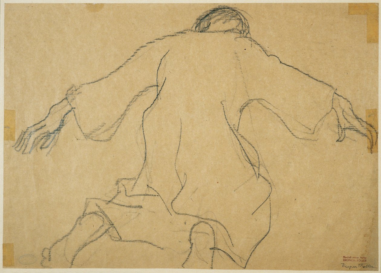 Devenir et disparaître, vers 1920 (fusain sur papier) - Broncia Koller-Pinell