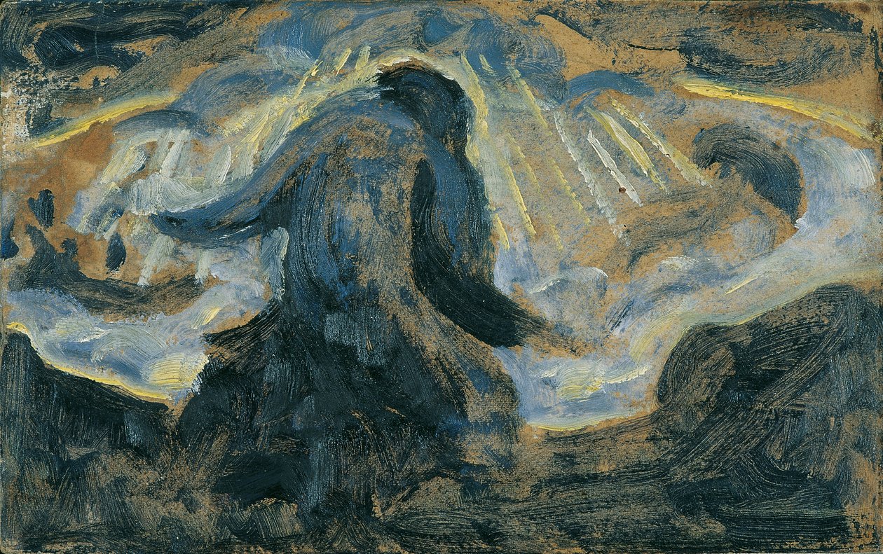 Devenir et disparaître, vers 1920 (huile sur carton) - Broncia Koller-Pinell