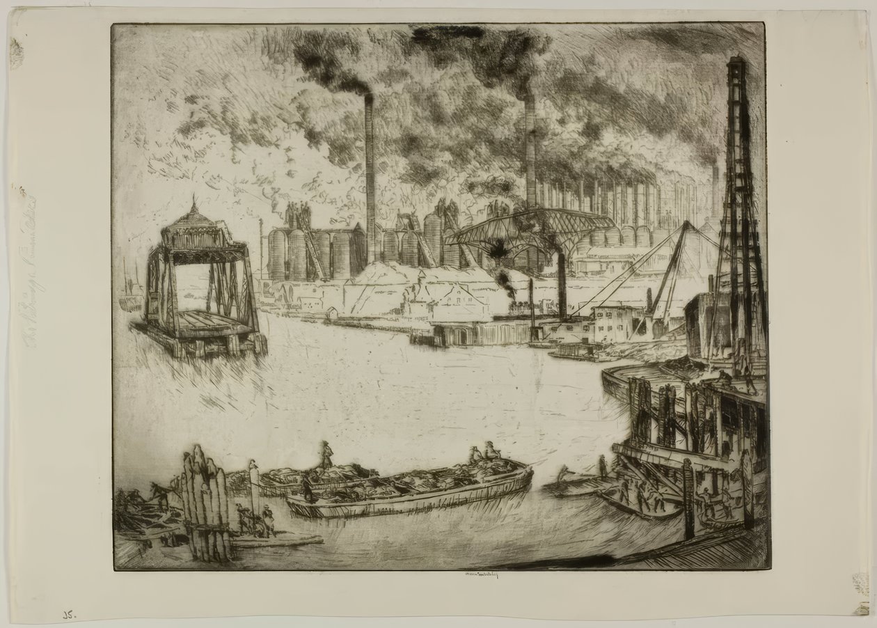 Chicago - Les bâtisseurs de ponts - Bror Julius Olsson Nordfeldt