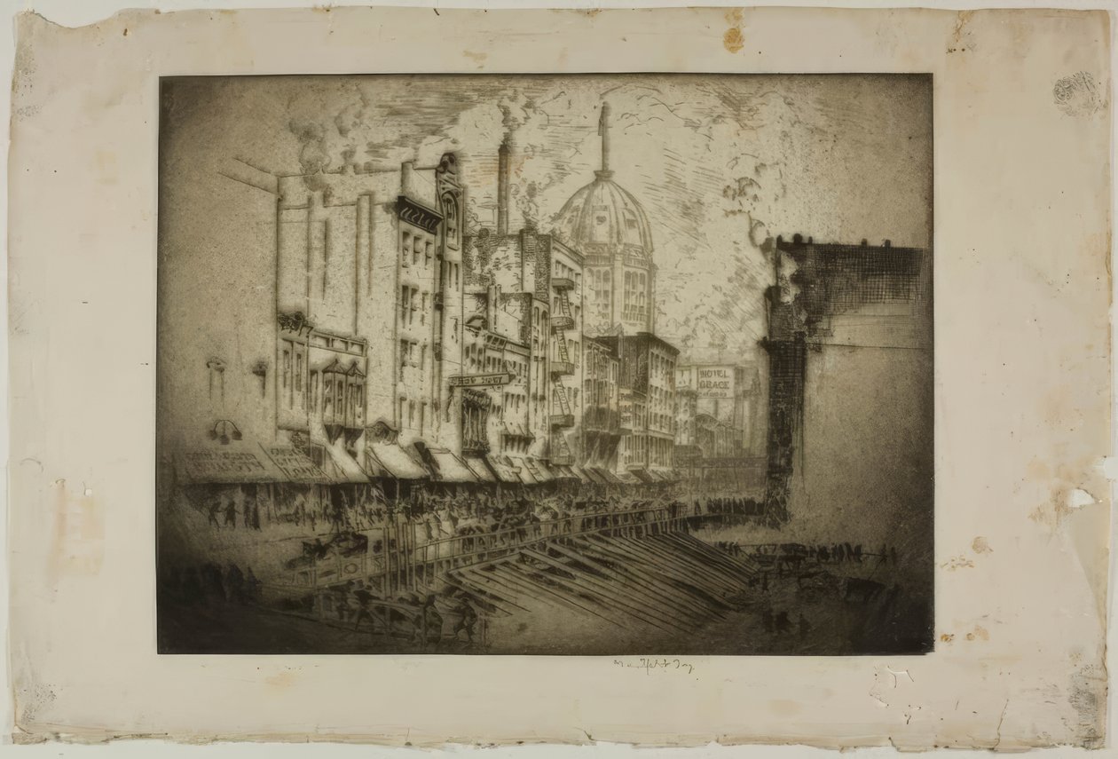 Chicago - Rue Clark, à l