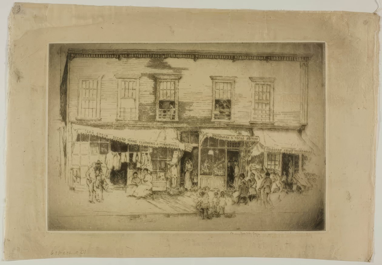 Chicago - 638, rue South Clark - Bror Julius Olsson Nordfeldt