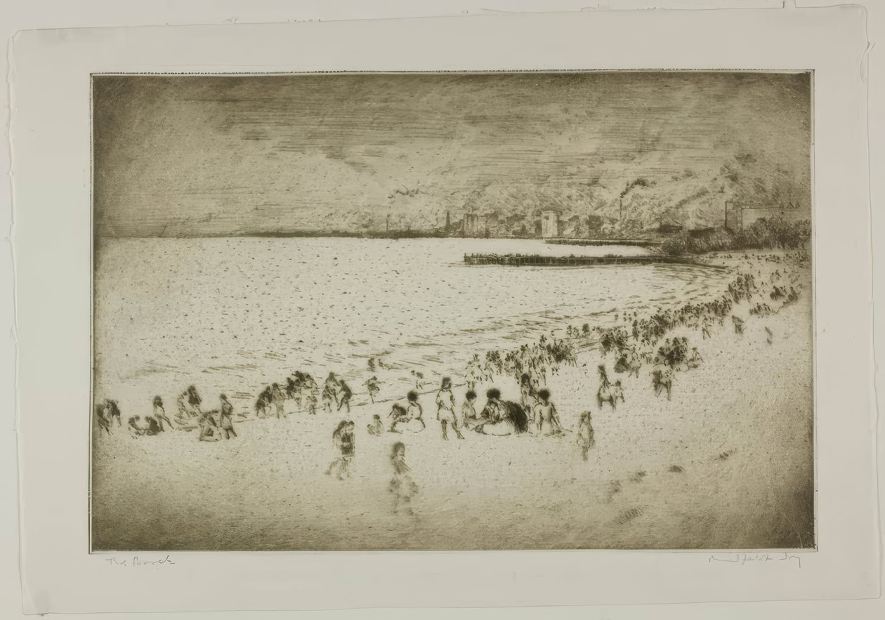 Chicago - La plage, Jackson Park - Bror Julius Olsson Nordfeldt