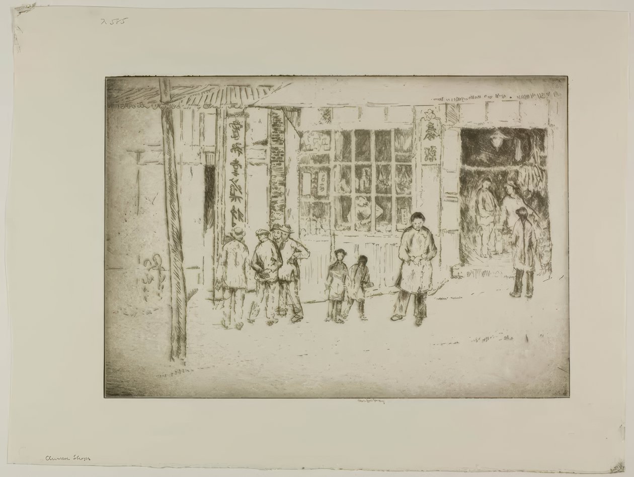 Magasins de Chinatown - Bror Julius Olsson Nordfeldt