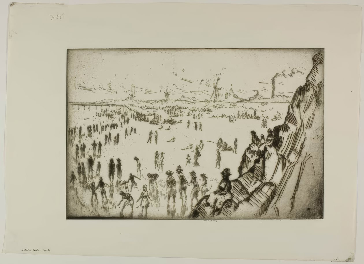 Plage du Golden Gate - Bror Julius Olsson Nordfeldt