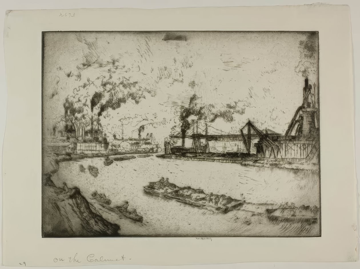 Sur le Calumet - Bror Julius Olsson Nordfeldt