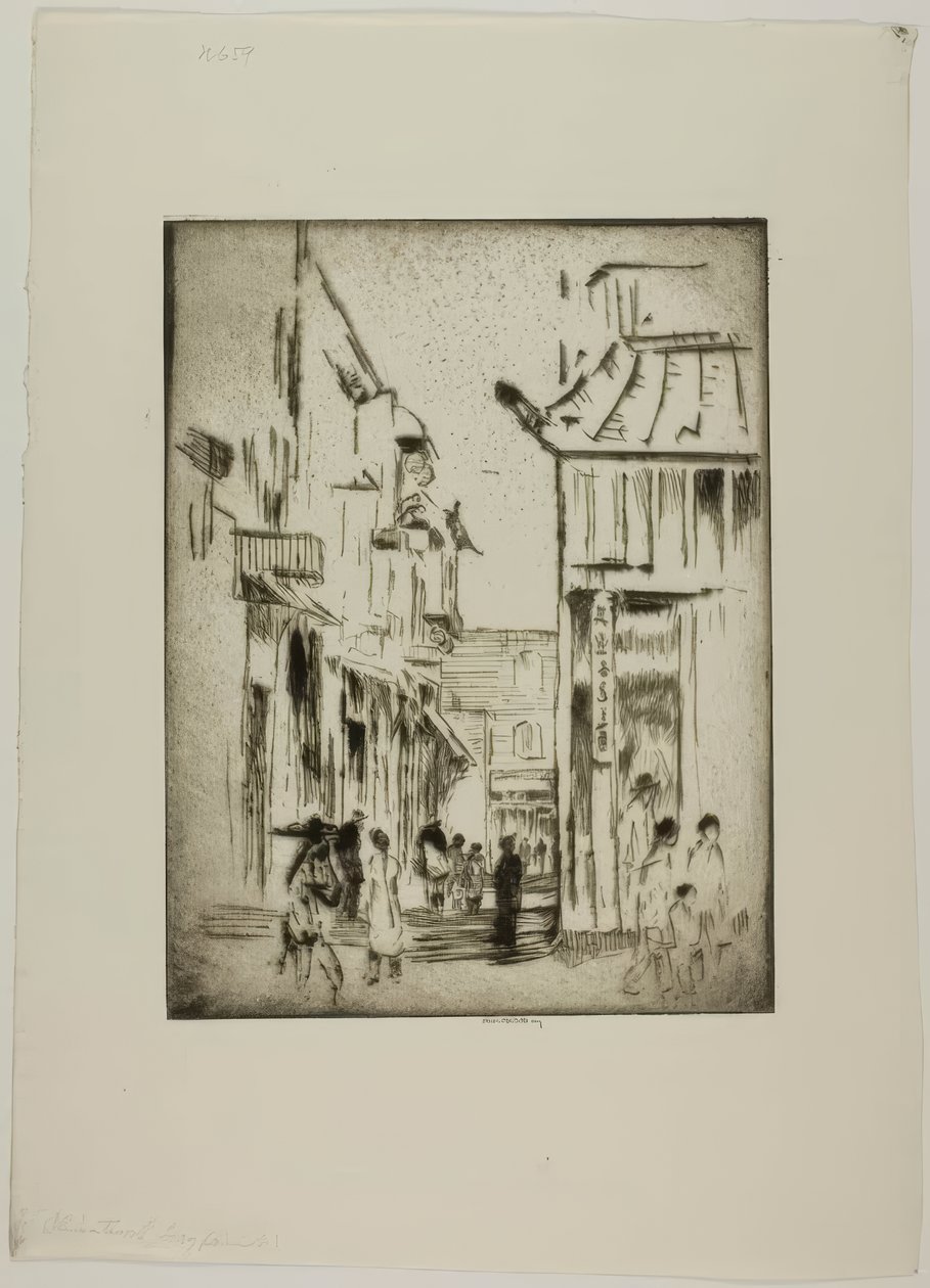 San Francisco - Quartier chinois - Bror Julius Olsson Nordfeldt