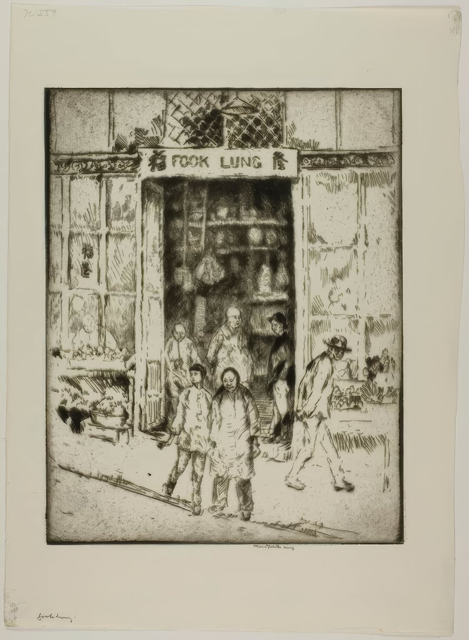 San Francisco - Fook Lung - Bror Julius Olsson Nordfeldt