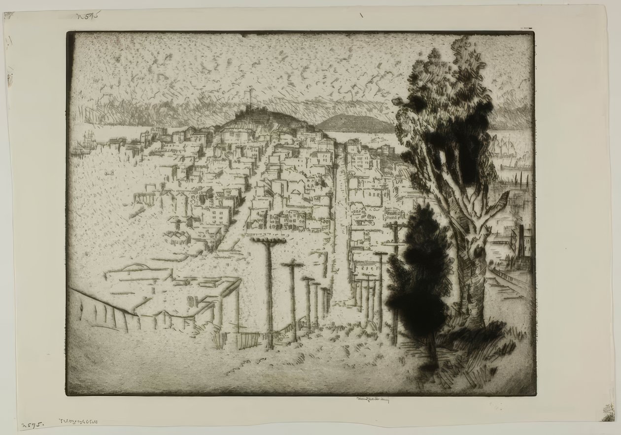 Colline du Télégraphe - Bror Julius Olsson Nordfeldt