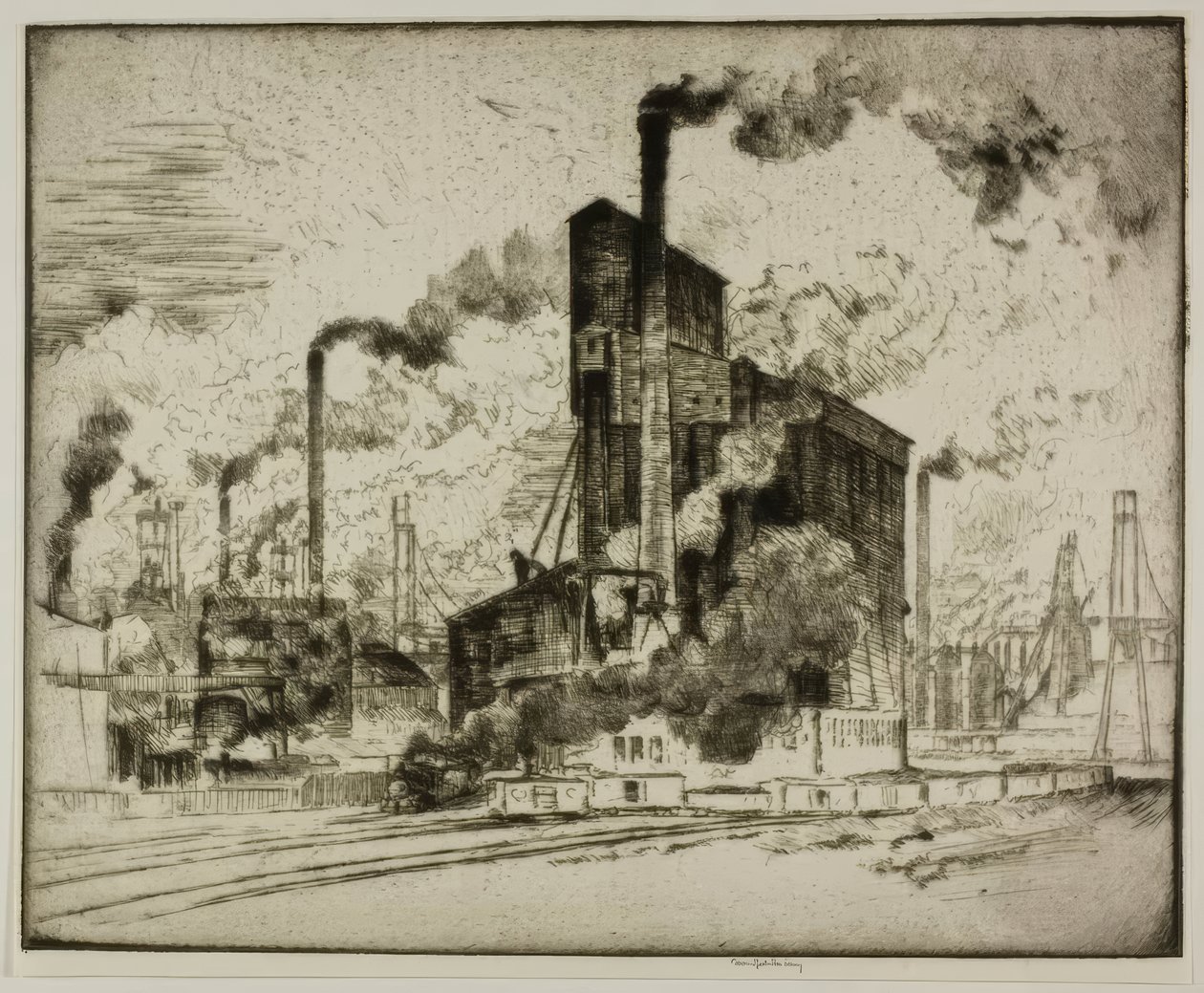 Le grand ascenseur - Bror Julius Olsson Nordfeldt