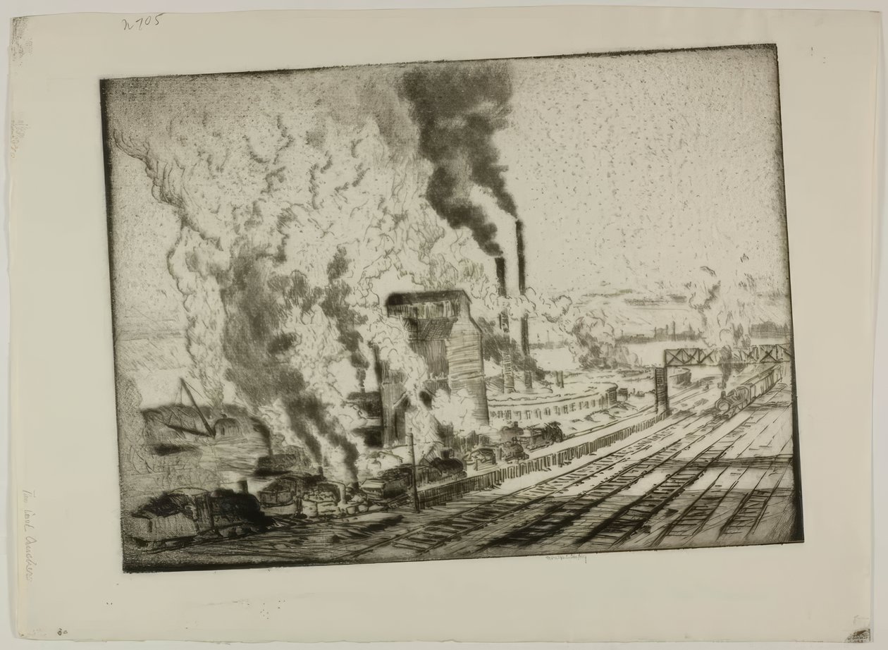 Le broyeur à charbon - Bror Julius Olsson Nordfeldt