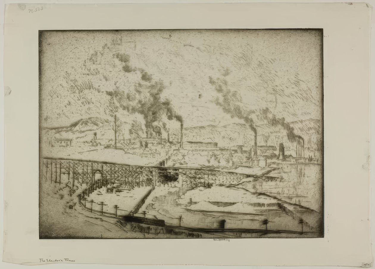 Le tramway électrique - Bror Julius Olsson Nordfeldt