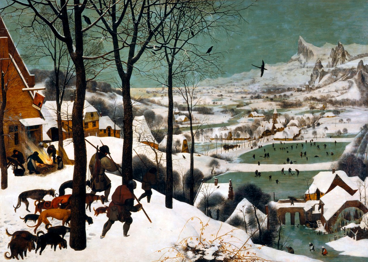 Chasseurs dans la neige, Hiver, 1565 - Bruegel