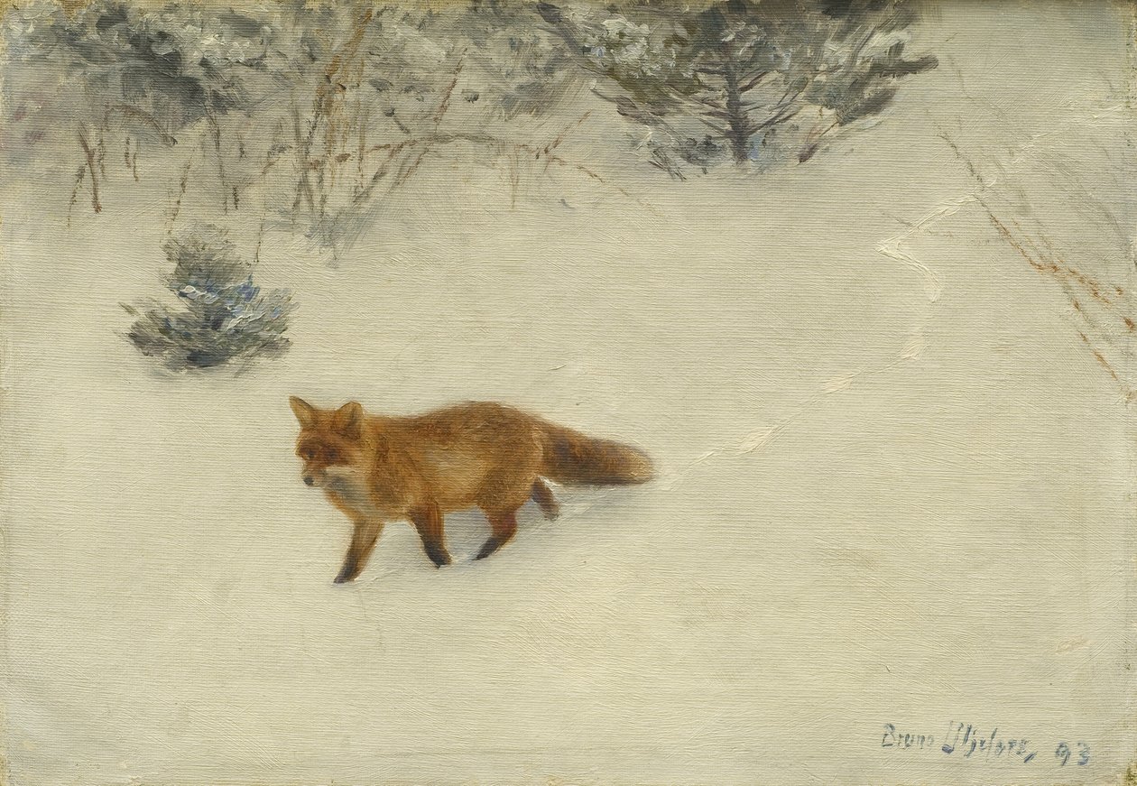 Le Renard, 1893 - Bruno Andreas Liljefors