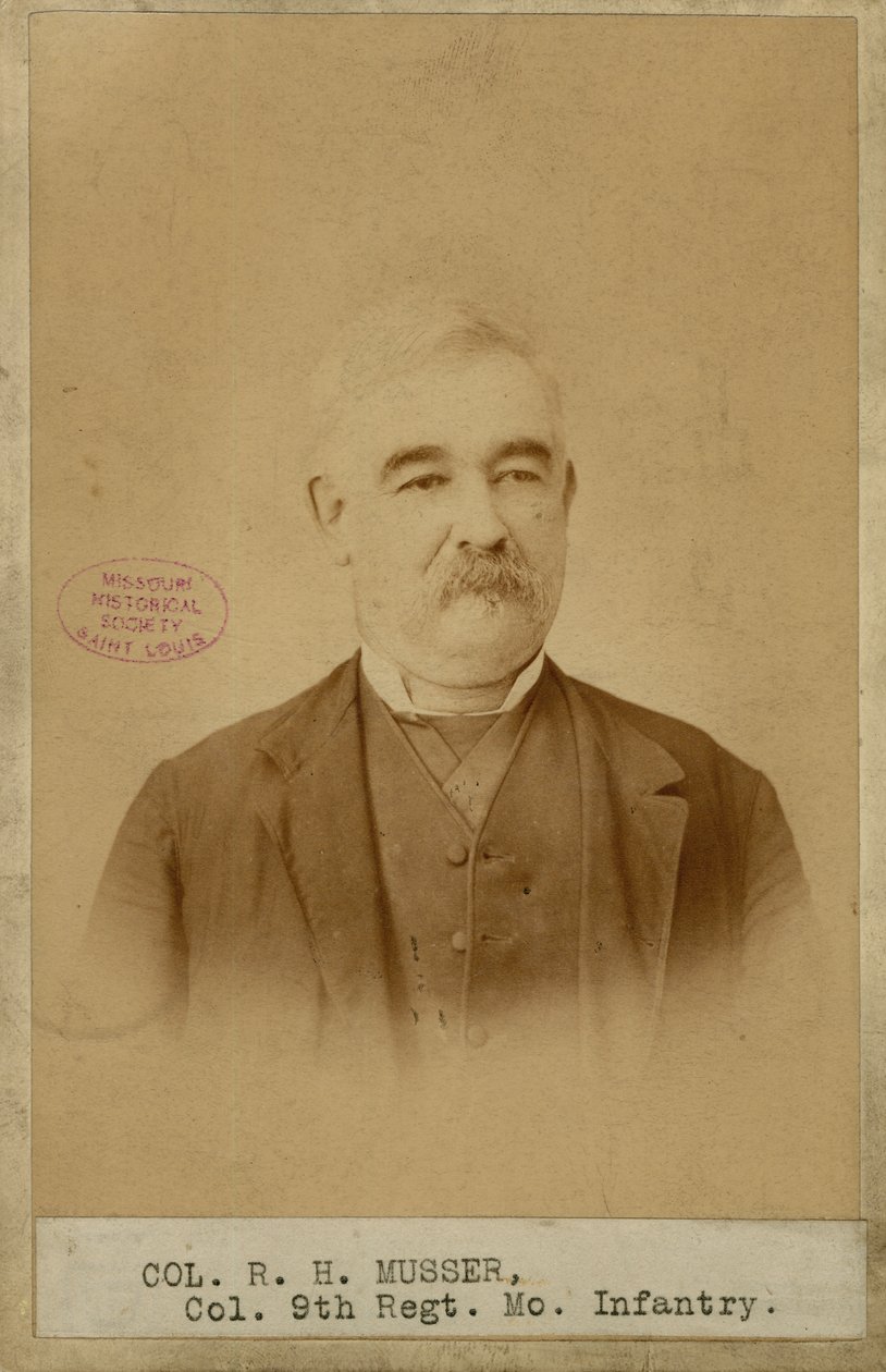 Richard H. Musser, colonel, 9e Infanterie du Missouri (Confédéré) - Brunswick J. Sharer