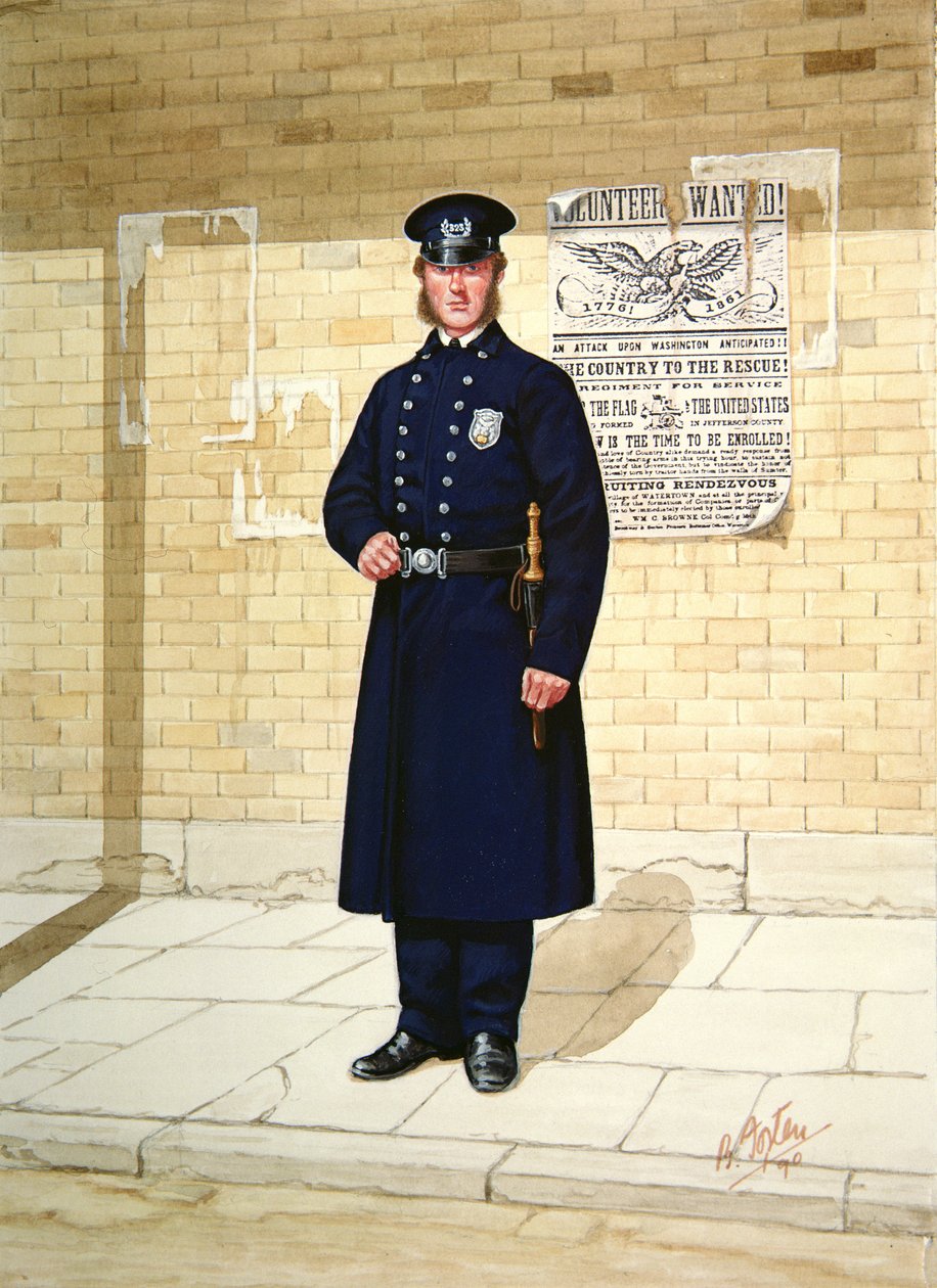 Officier de police en 1863 - Bryan Fosten