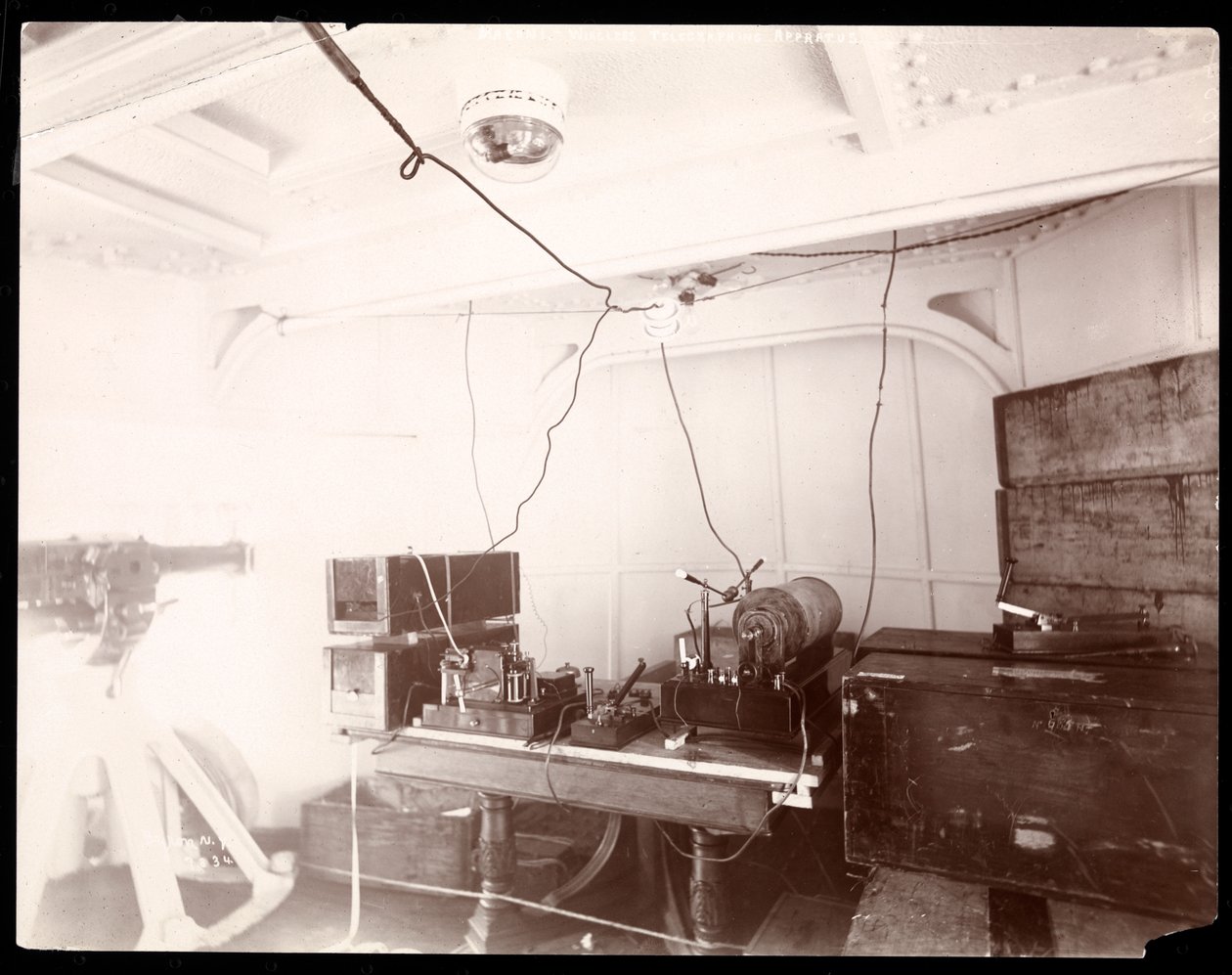 Appareil télégraphique sans fil de Marconi, 1899-1900 - Byron Company