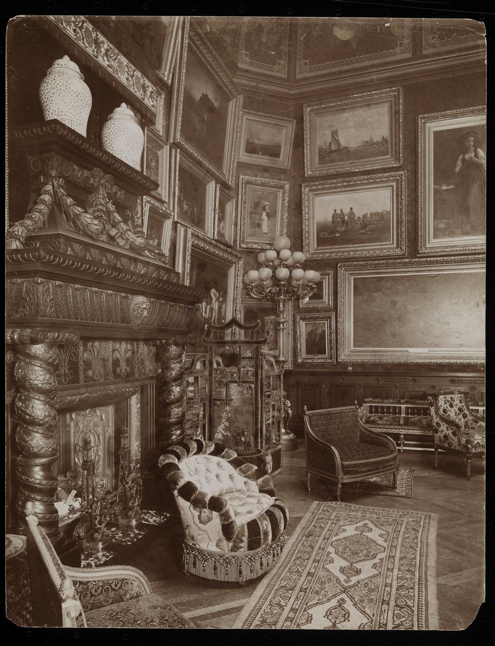 La résidence de Mme William Astor, 5e Avenue et 34e Rue, New York, 1894 - Byron Company