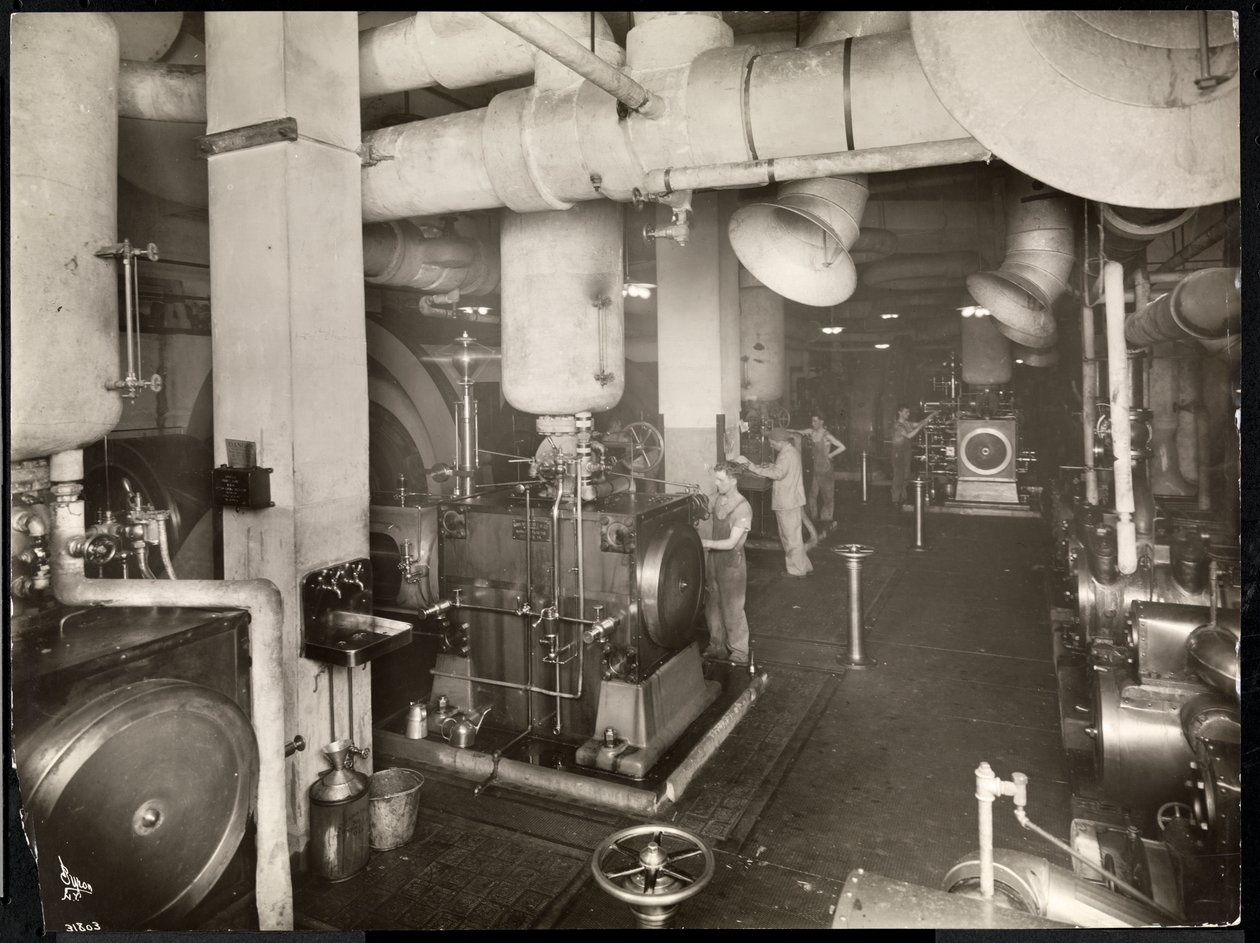 Salle des chaudières à l