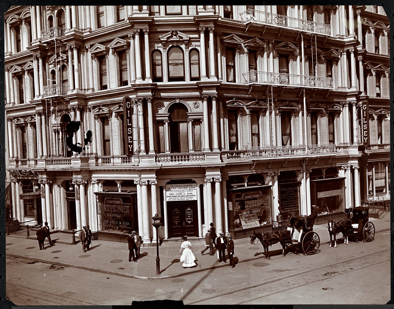 Gilsey House, Broadway et 29e rue, New York, vers 1905 - Byron Company