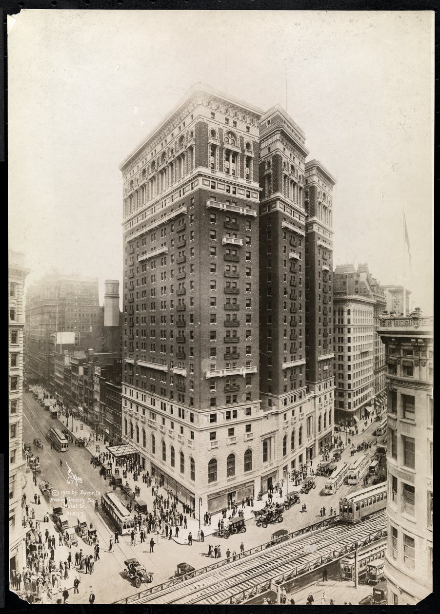 Hôtel McAlpin, 34e Rue et Broadway, New York, 1912 - Byron Company
