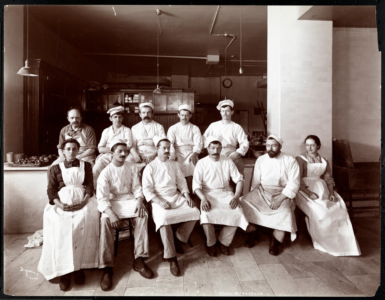 Personnel de cuisine à l