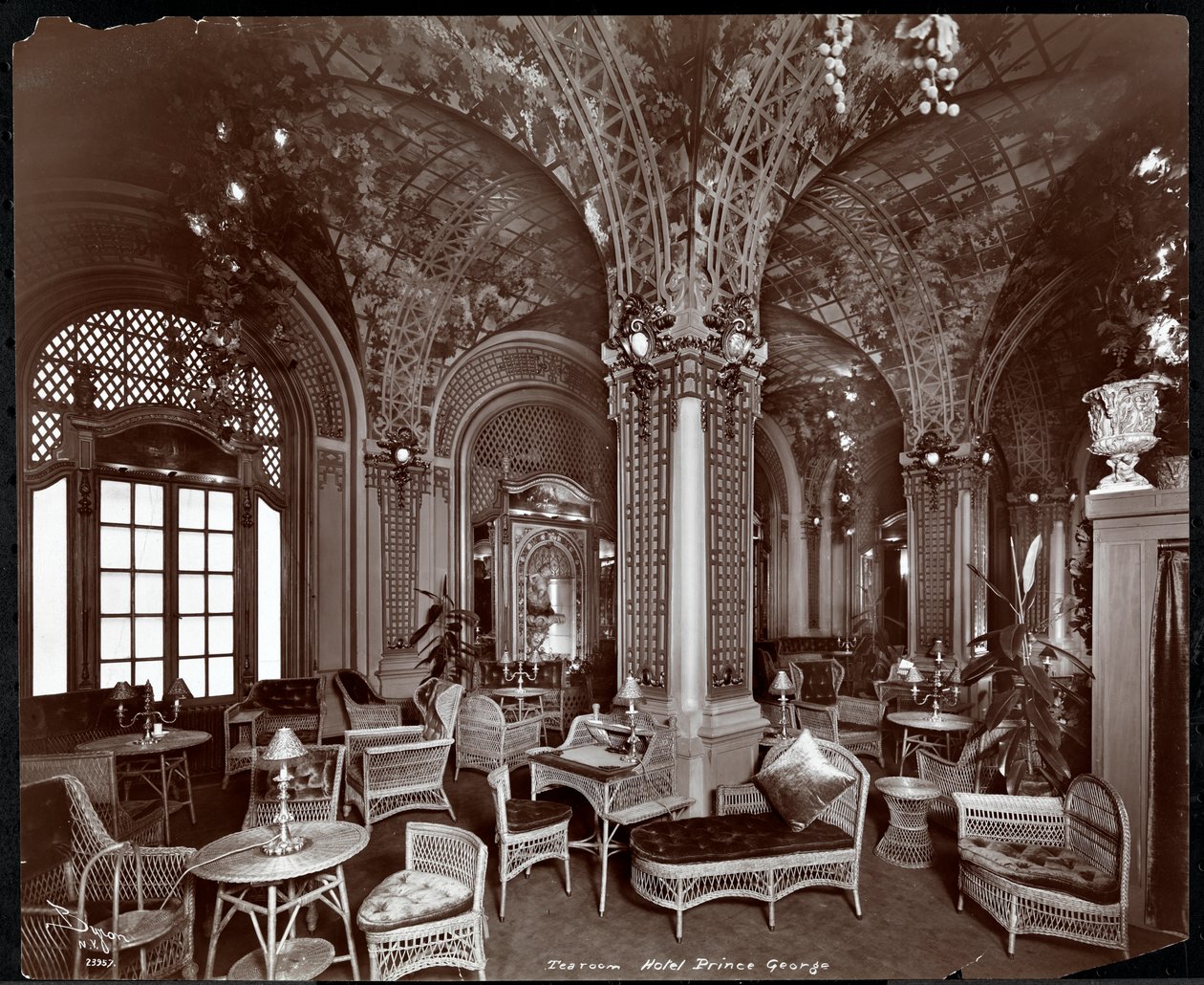 La salle de thé à l