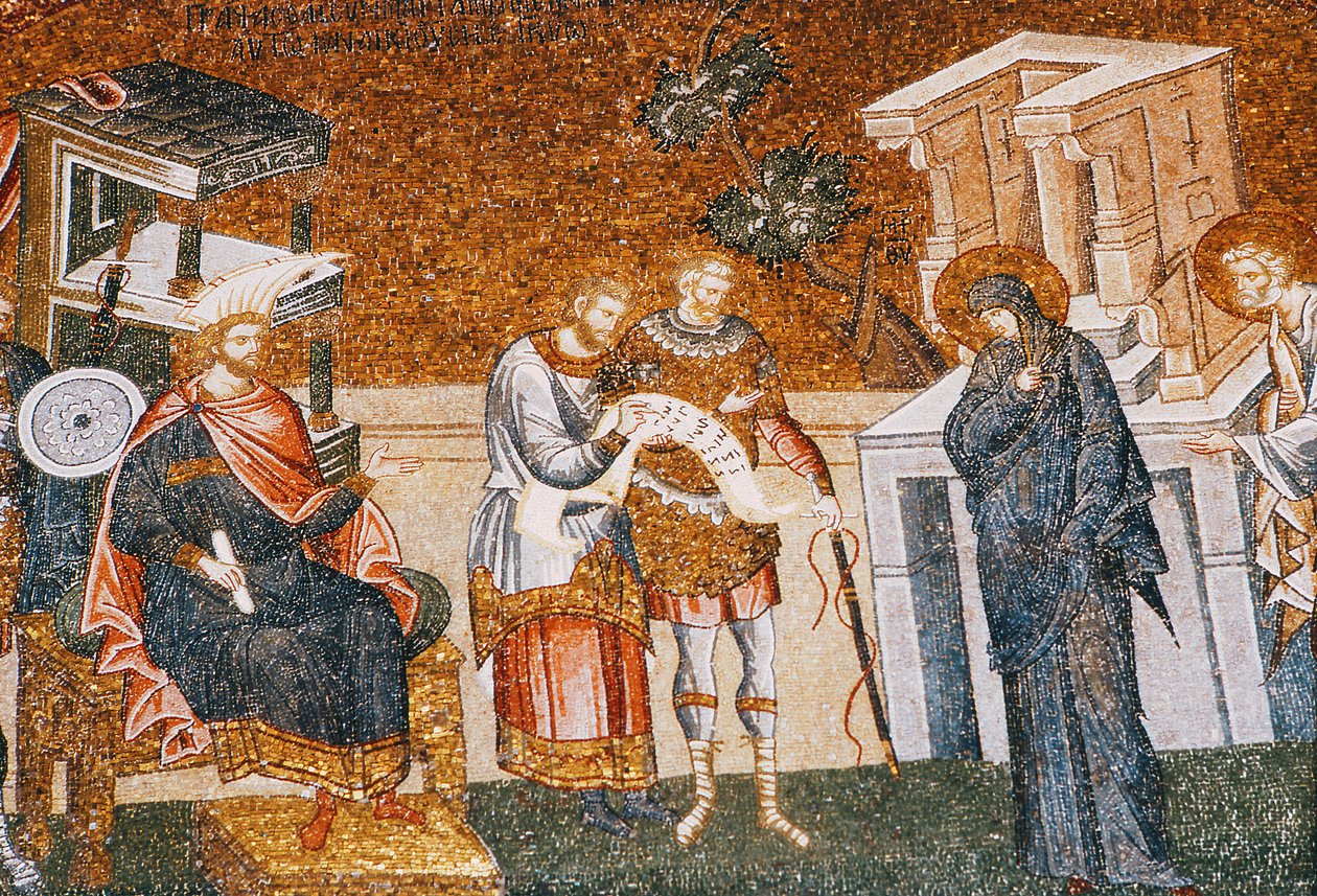 Marie et Joseph devant Cyremius s