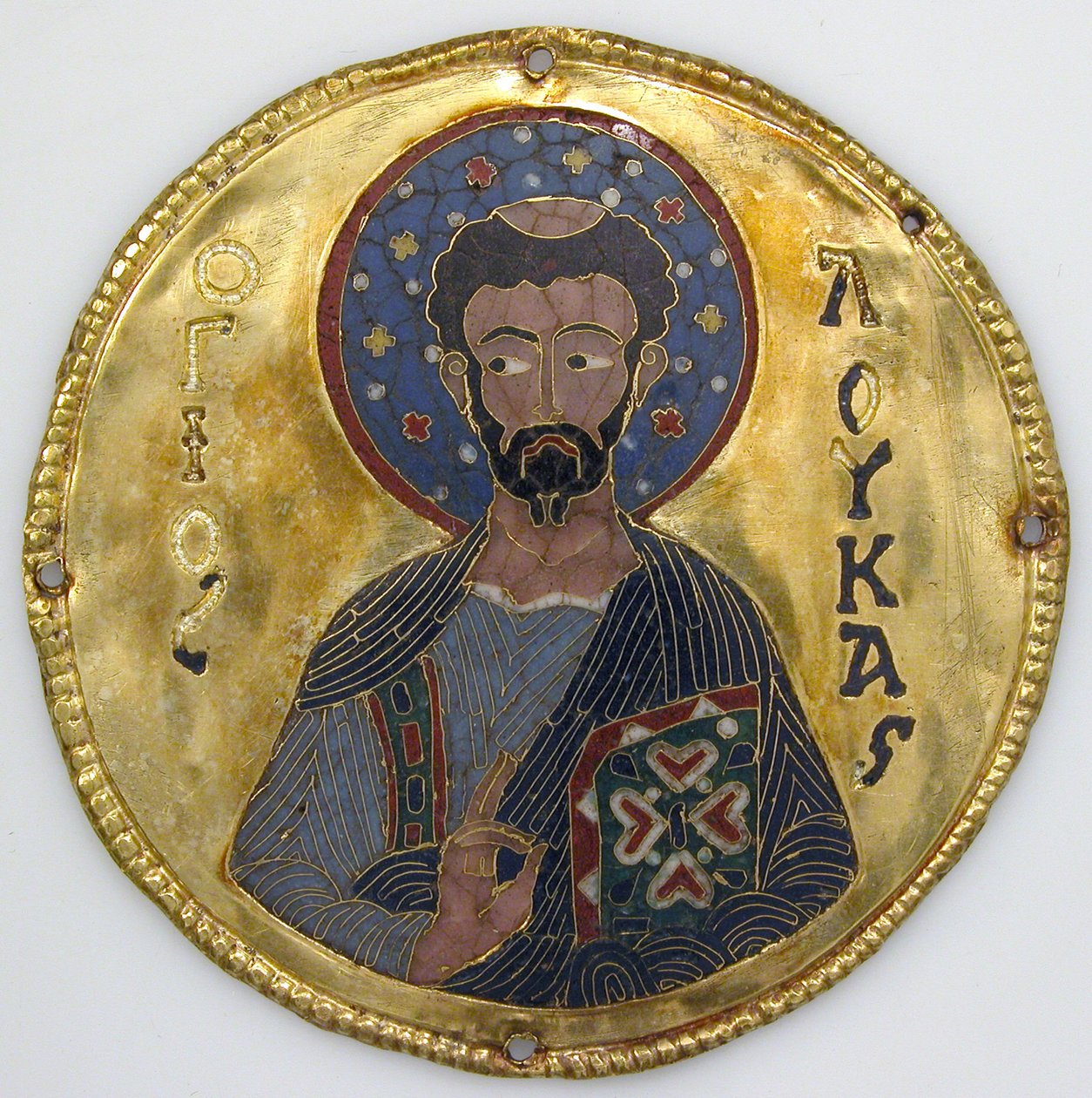 Médaillon avec Saint Luc d