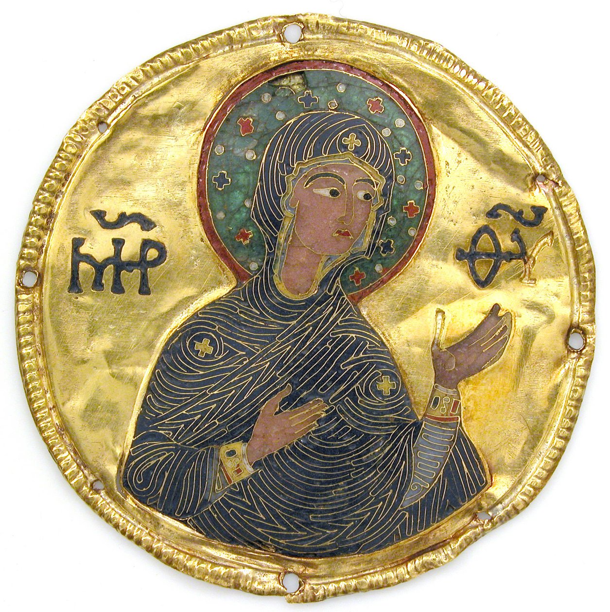 Médaillon avec la Vierge d
