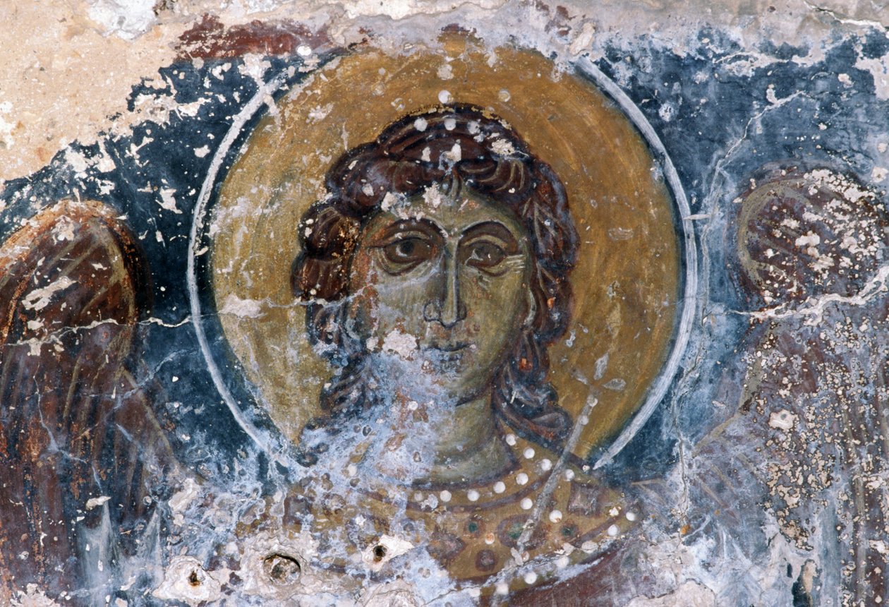 Fresque de Jésus dans l