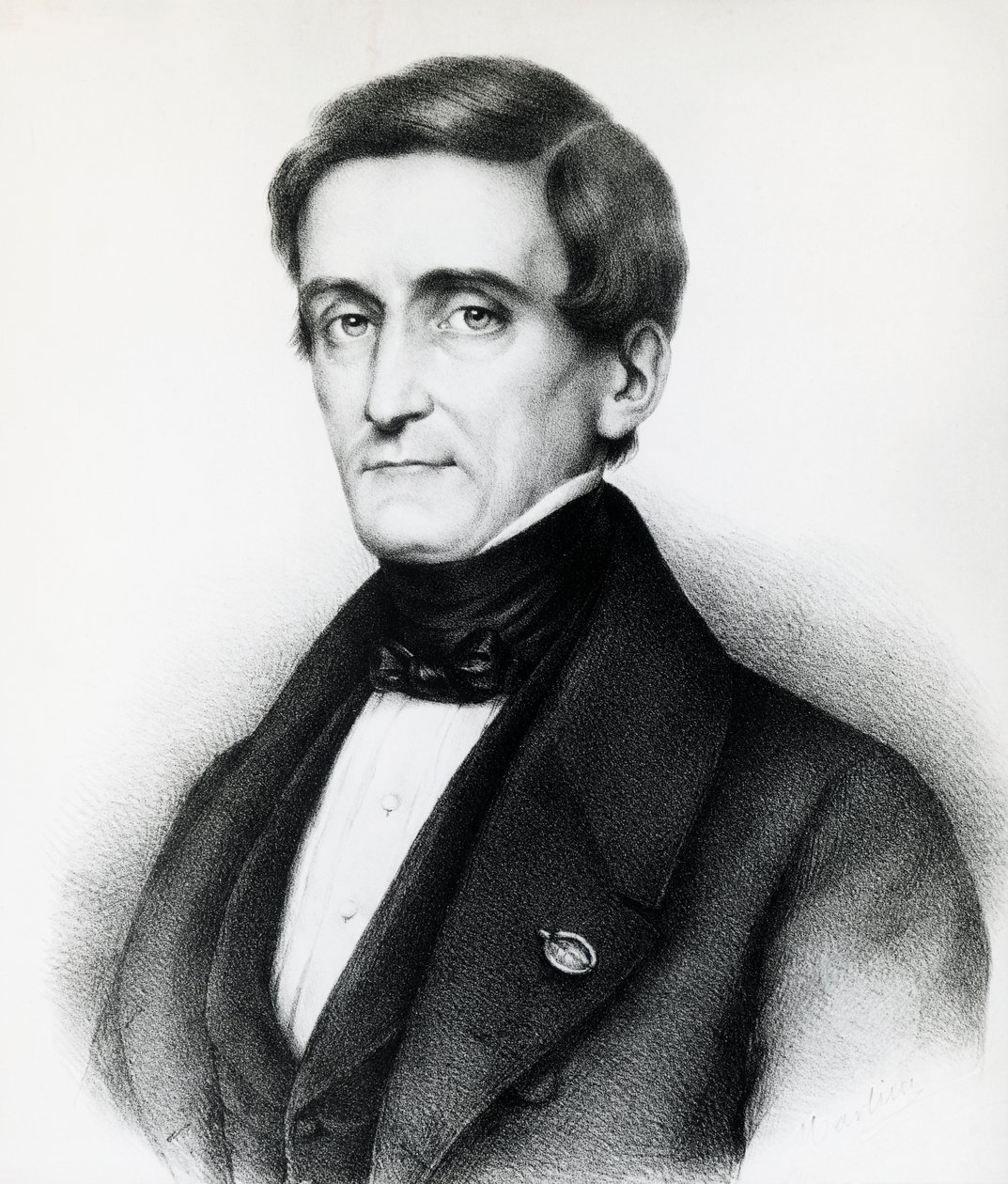 Portrait de Pellegrino Rossi (1787-1848), juriste italien, lithographie - J.B. and Brown J. Rowbotham