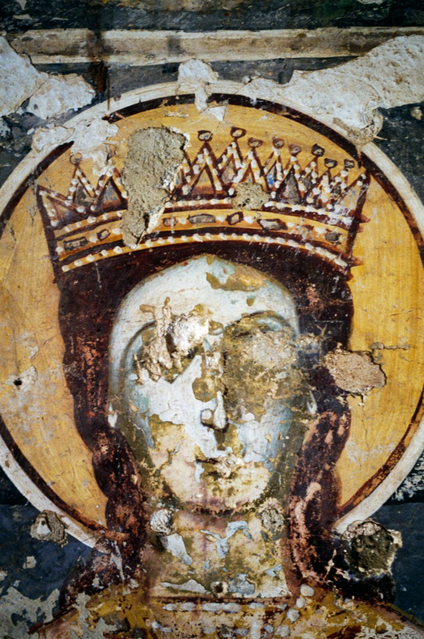 Saint, fresque dans l