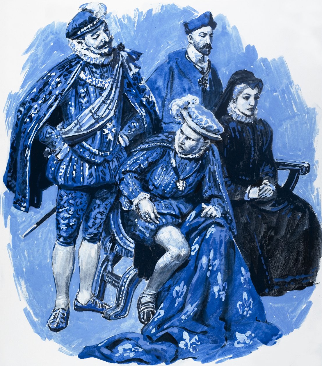 François II de France et le duc de Guise - C.L. Doughty