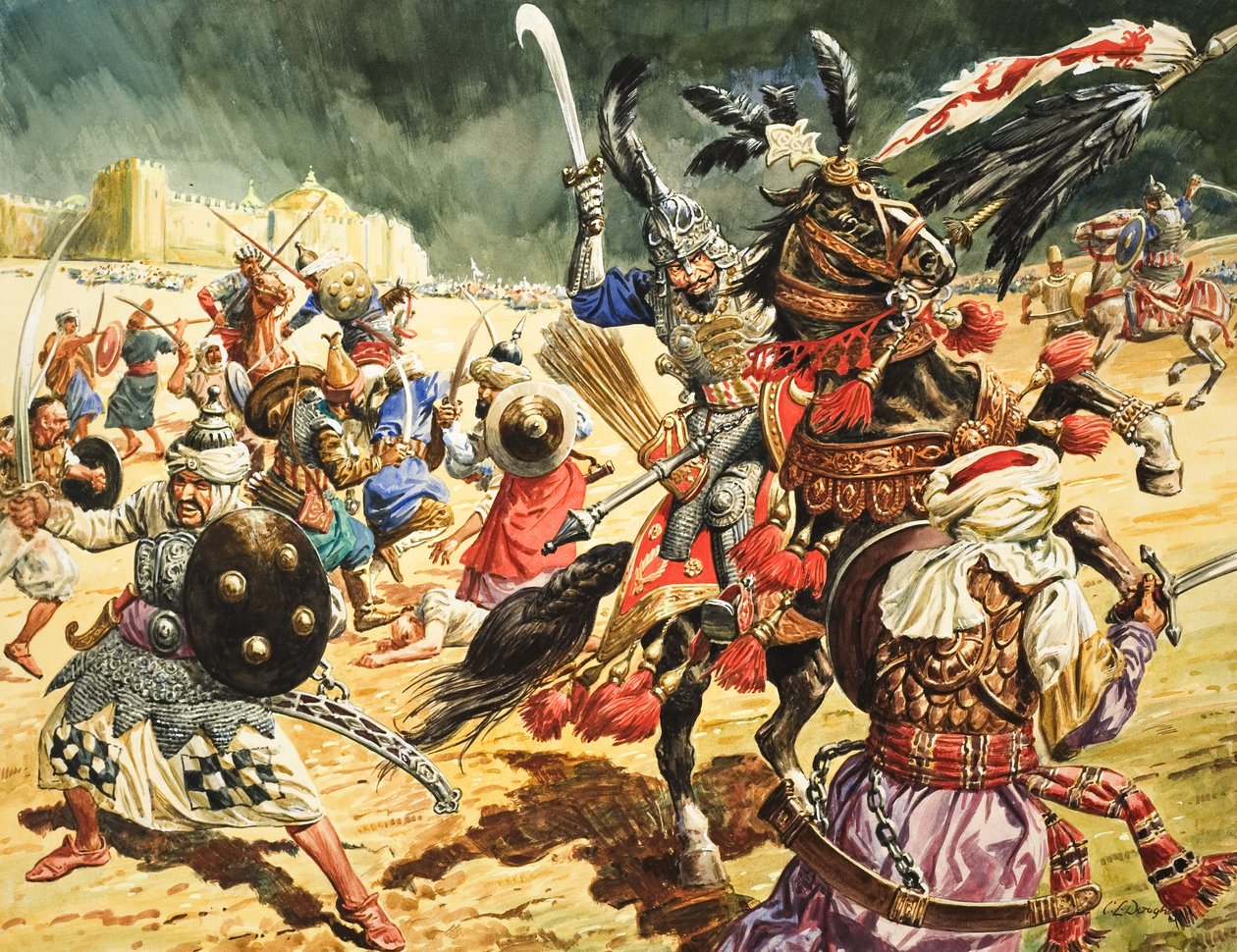 Tamerlane Le Terrible (gouache sur papier) - C.L. Doughty
