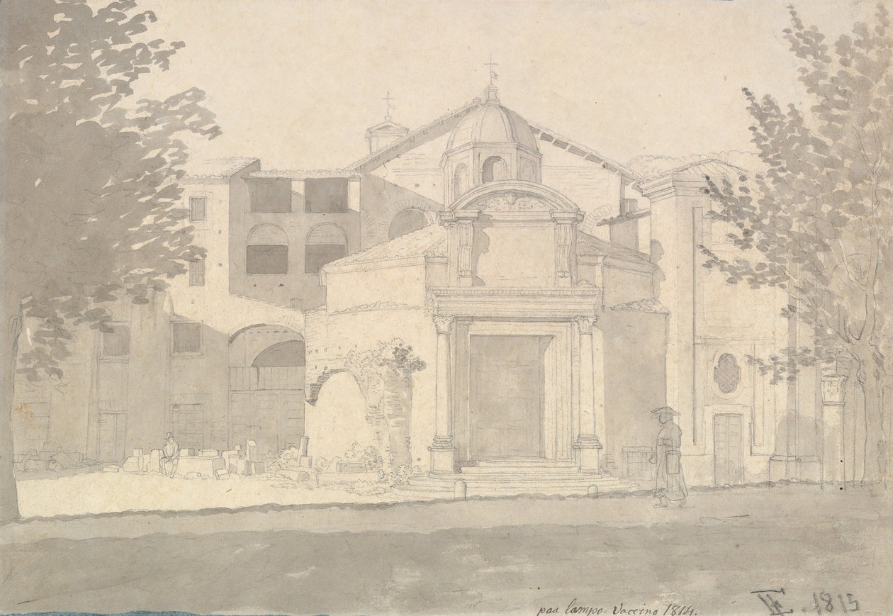 Une section de la Via Sacra, Rome L