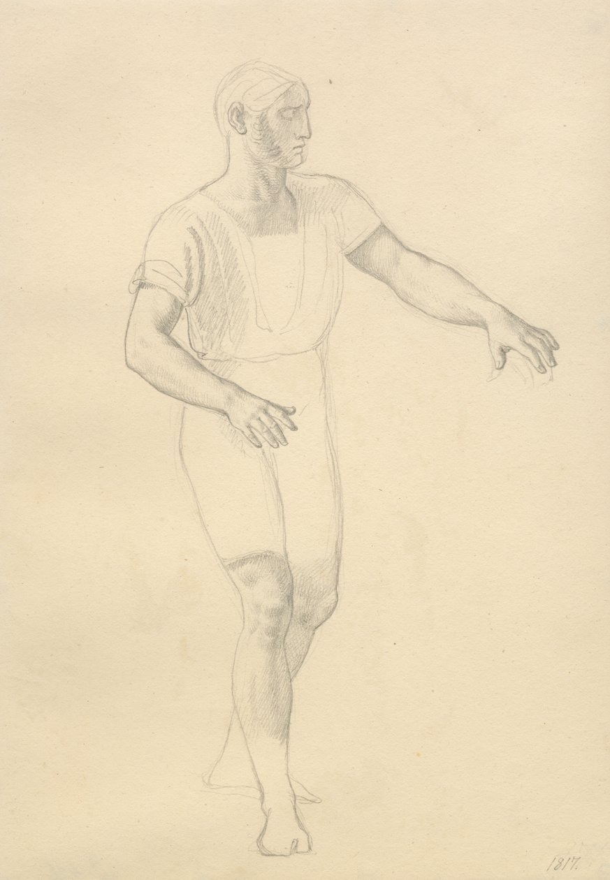 La mort de Balder - étude pour Hødur - Christoffer Wilhelm Eckersberg