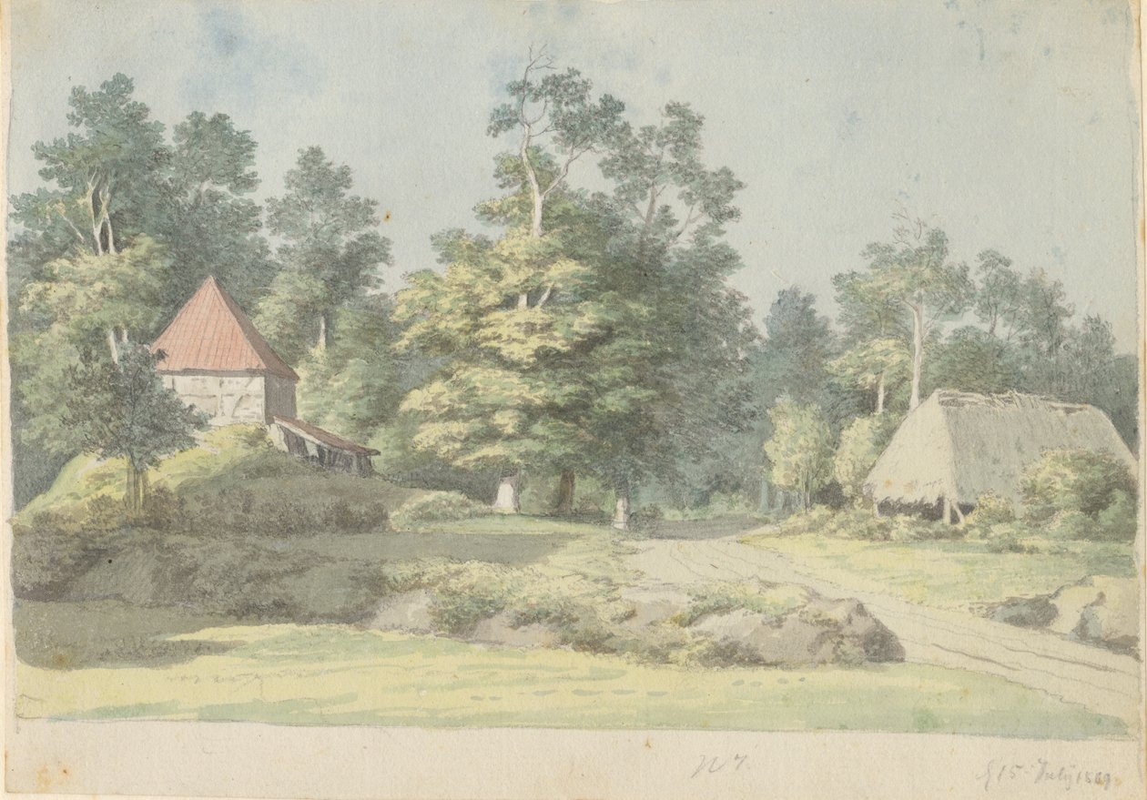 Une briqueterie à Møn - Christoffer Wilhelm Eckersberg
