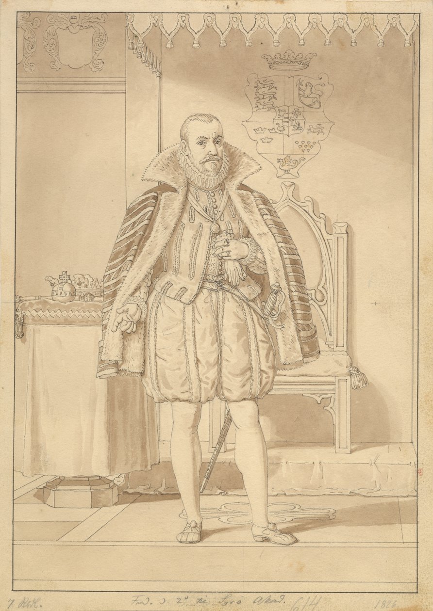 Frédéric II en habit de couronnement - Christoffer Wilhelm Eckersberg